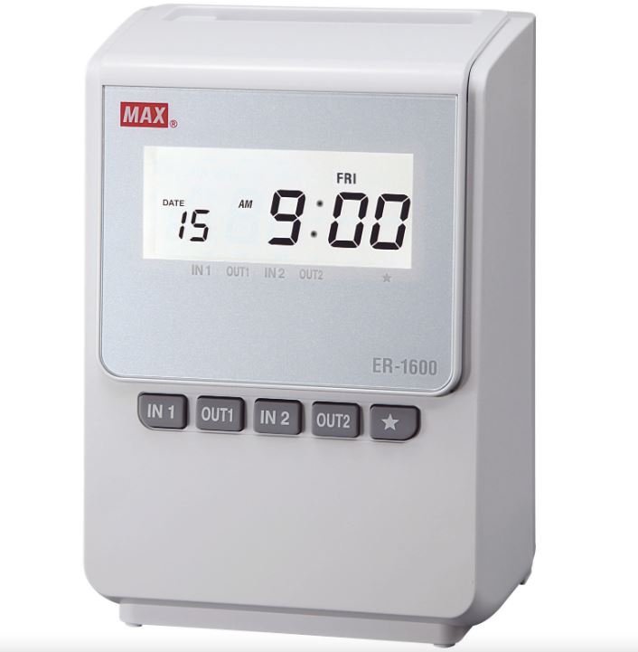 er1600 MAX ER-1600 Electronic Time Recorder - Image 1