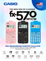 Casio FX-570MYCW Scientific Calculator (SPM/STPM/UNIVERSITY)